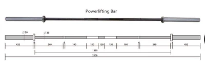 GymBeam Olympijská tyč LIFTER 20 kg