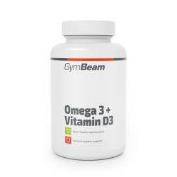 GymBeam Omega 3 + Vitamín D3 90 kaps.