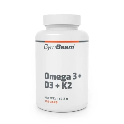 GymBeam Omega 3 + D3 + K2 120 kaps.