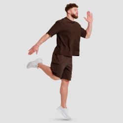 GymBeam Oversized Unstoppable T-shirt Brown