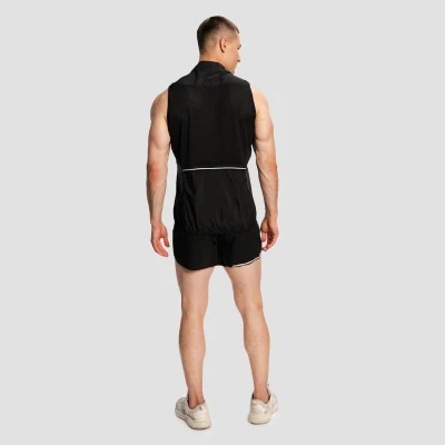 GymBeam Pánská běžecká vesta Pulse X Black