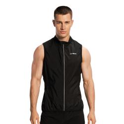 GymBeam Pánská běžecká vesta Pulse X Black