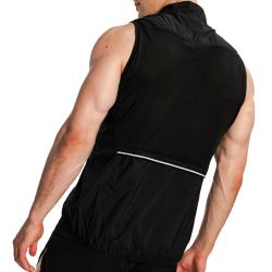 GymBeam Pánská běžecká vesta Pulse X Black