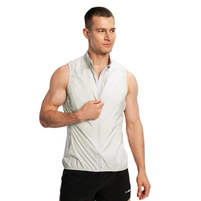 GymBeam Pánská běžecká vesta Pulse X Gray