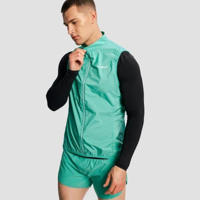 GymBeam Pánská běžecká vesta Pulse X Green