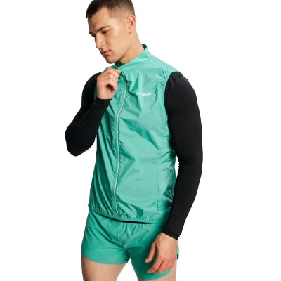 GymBeam Pánská běžecká vesta Pulse X Green