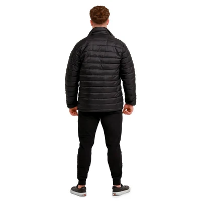 GymBeam Pánská bunda Puffer Black/Orange
