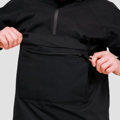 GymBeam Pánská bunda Rain Smock Black