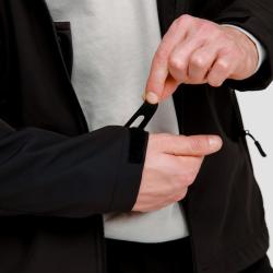 GymBeam Pánská bunda Softshell Black POUZE L (VÝPRODEJ)