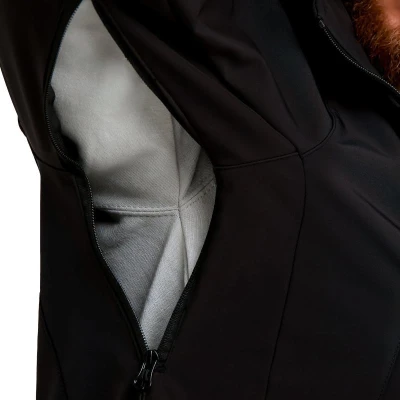 GymBeam Pánská bunda Softshell Black POUZE L (VÝPRODEJ)