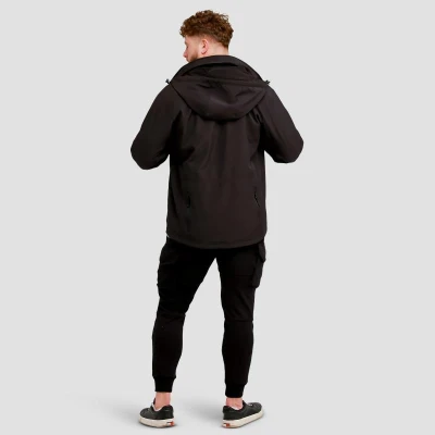 GymBeam Pánská bunda Softshell Black POUZE XL (VÝPRODEJ)