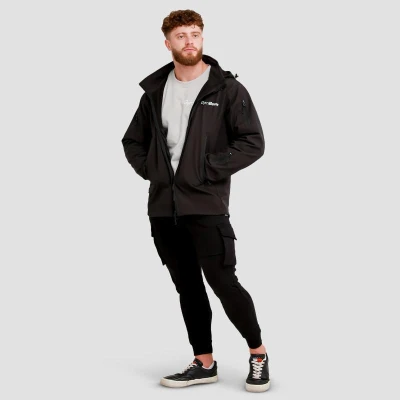 GymBeam Pánská bunda Softshell Black POUZE XL (VÝPRODEJ)