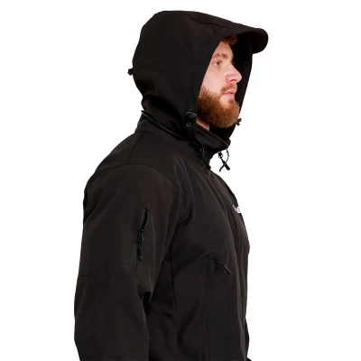 GymBeam Pánská bunda Softshell Black POUZE XL (VÝPRODEJ)