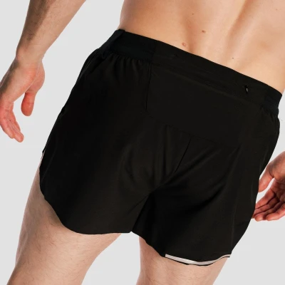GymBeam Pánské běžecké šortky Pulse X Black