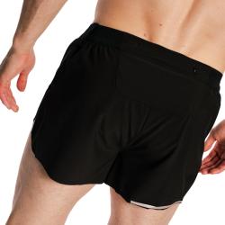 GymBeam Pánske bežecké šortky Pulse X Black