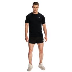 GymBeam Pánske bežecké šortky Pulse X Black