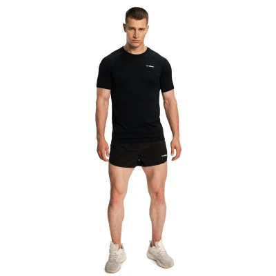 GymBeam Pánské běžecké šortky Pulse X Black