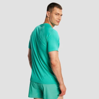 GymBeam Pulse X Green pánské běžecké triko
