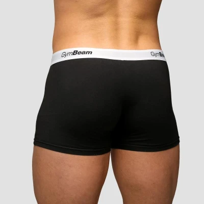 GymBeam Pánské boxerky Essentials 3Pack Black POUZE XXL (VÝPRODEJ)