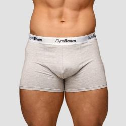 GymBeam Pánské boxerky Essentials 3Pack Grey POUZE XL (VÝPRODEJ)