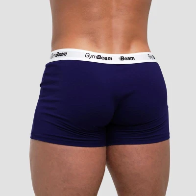 GymBeam Pánské boxerky Essentials 3Pack Navy