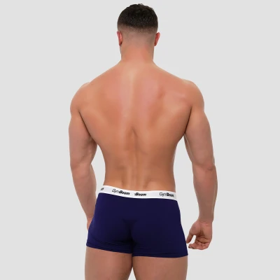 GymBeam Pánské boxerky Essentials 3Pack Navy