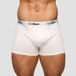 GymBeam Pánske boxerky Essentials 3Pack White