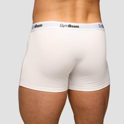 GymBeam Pánské boxerky Essentials 3Pack White
