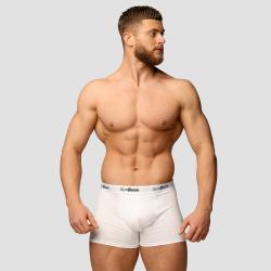 GymBeam Pánské boxerky Essentials 3Pack White