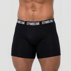 GymBeam Pánske boxerky FIT 3Pack Black