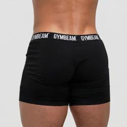 GymBeam Pánske boxerky FIT 3Pack Black