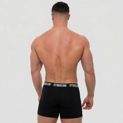 GymBeam Pánske boxerky FIT 3Pack Black