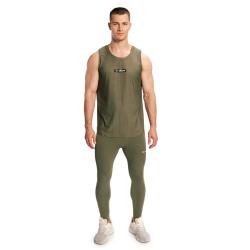 GymBeam Men‘s Combat Leggings Olive Grey