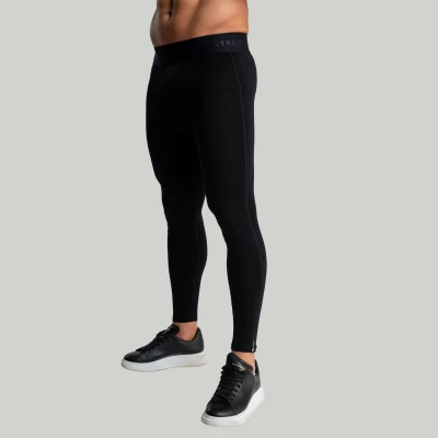 GymBeam MERINO I Black pánské legíny