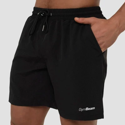 GymBeam Pánske plavecké šortky Black IBA XL (VÝPREDAJ)