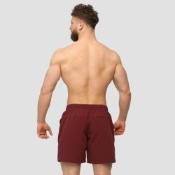 GymBeam Pánské plavecké šortky Burgundy