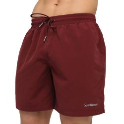 GymBeam Pánské plavecké šortky Burgundy