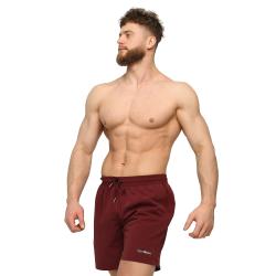 GymBeam Pánské plavecké šortky Burgundy