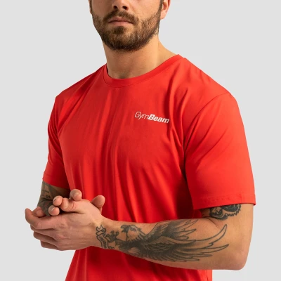 GymBeam Pánské sportovní tričko Limitless Hot Red