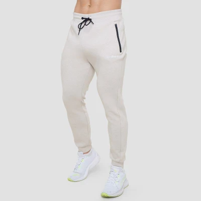 GymBeam Pánské tepláky Agile Desert POUZE XL - béžová (VÝPRODEJ)