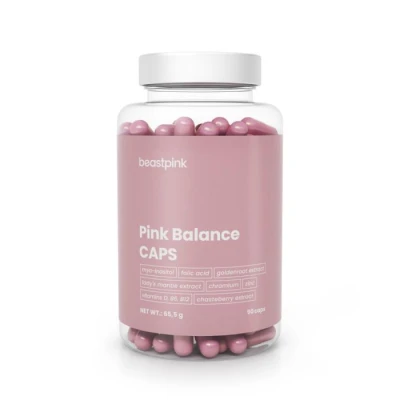 GymBeam Pink Balance 90 kaps.