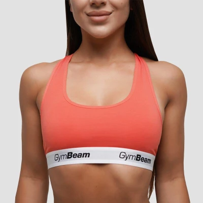 GymBeam Podprsenka Bralette Strawberry Red