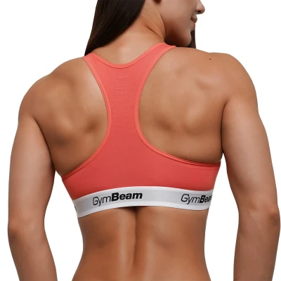 GymBeam Podprsenka Bralette Strawberry Red