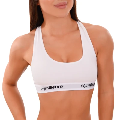 GymBeam Podprsenka Bralette White POUZE M (VÝPRODEJ)