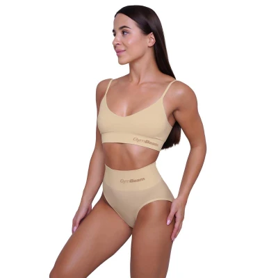 GymBeam Podprsenka Triangle Nude