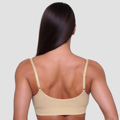 GymBeam Podprsenka Triangle Nude