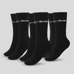 GymBeam Ponožky 3/4 Socks 3Pack Black GymBeam Ponožky 3/4 Socks 3Pack Black