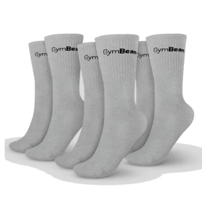 GymBeam Ponožky 3/4 Socks 3Pack Grey
