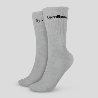 GymBeam Ponožky 3/4 Socks 3Pack Grey POUZE L (VÝPRODEJ)