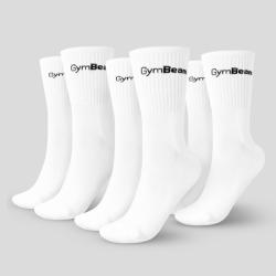 GymBeam Ponožky 3/4 Socks 3Pack White GymBeam Ponožky 3/4 Socks 3Pack White